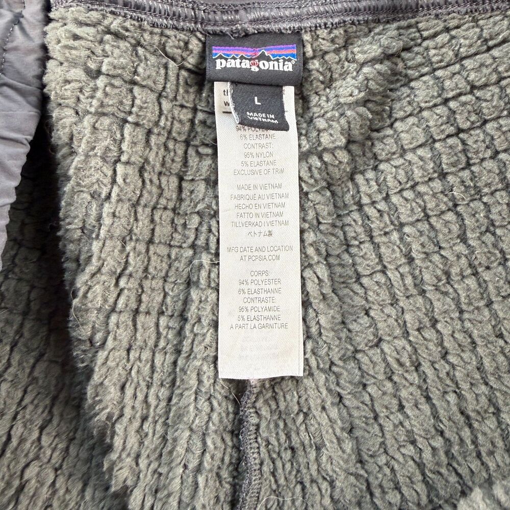 Patagonia TechFace R2 Pants Mens Large Forge Grey Breathable Stretch Shark Logo - Picture 3 of 12